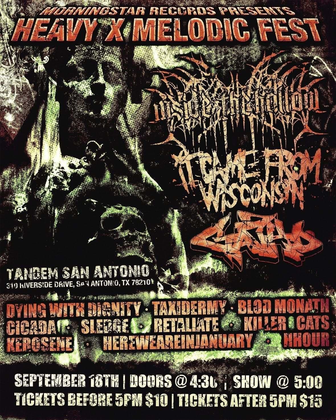 Heavy ✦ Melodic Fest — event flyer